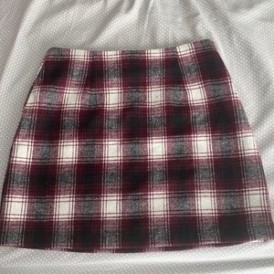 Plaid Skirt Size S